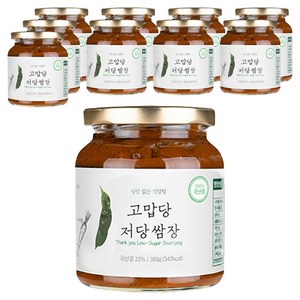 고맙당 저당 쌈장, 385g, 10개