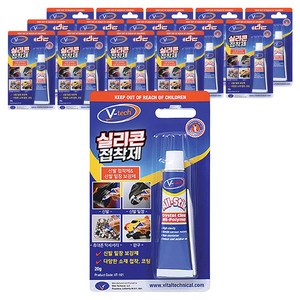 Vtech 실리콘 접착제, 15개