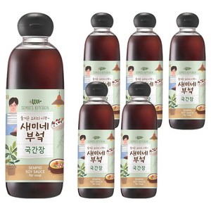 샘표 새미네부엌 국간장, 830ml, 6개