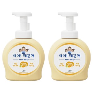 아이깨끗해 항균 폼 핸드솝 순 보송보송 파우더향, 490ml, 2개 골드박스 특가