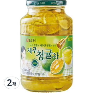 담터 제주 청귤차, 1kg, 2개