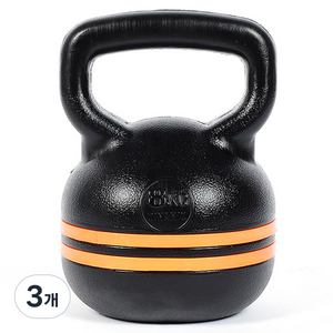 반석스포츠 K 케틀벨, 블랙, 8kg, 3개