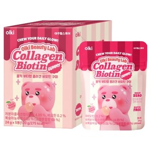 올키 뷰티랩 콜라겐 비오틴 구미, 120g, 1개