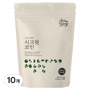 키친스토리 시크릿코인 아주 개운한맛, 80g, 10개