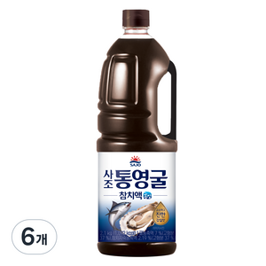 사조 통영굴 참치액, 2.1kg, 6개