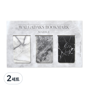 왈가닥스 마그네틱 북마크 3p, 마블, 2세트