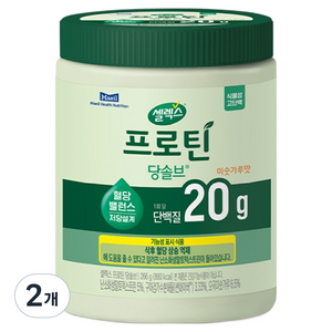 셀렉스 식물성 프로틴 당솔브 미숫가루맛, 266g, 2개