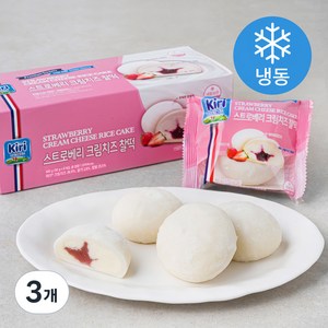 끼리 스트로베리 크림치즈 찰떡 (냉동), 60g, 6개입, 3개