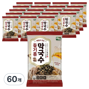 백제 들기름 막국수, 211g, 60개