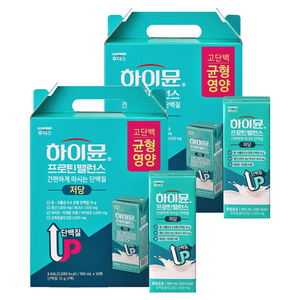 하이뮨 프로틴 밸런스 저당 음료, 190ml, 32개