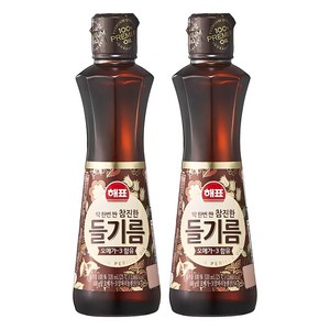 해표 참진한 들기름, 320ml, 2개
