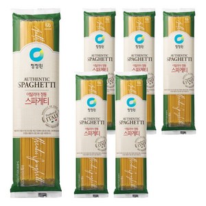 청정원 이탈리아 정통 스파게티면, 500g, 6개