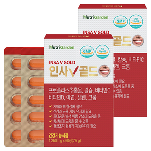 뉴트리가든 인사 V 골드, 2개, 60정