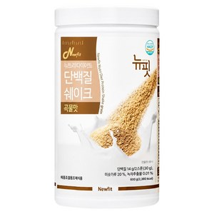 뉴핏 뉴트리 다이어트 단백질 쉐이크 곡물맛, 600g, 1개