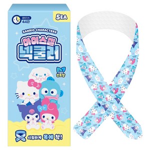 산리오 캐릭터즈 아이스겔 넥쿨러 5p, 1개 골드박스 특가