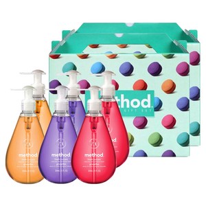 메소드 고보습 핸드워시 3종 세트 만다린 망고+후레쉬 커런트+프렌치 라벤더 향, 354ml, 2개
