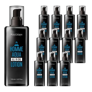 퓨어덤 옴므 아쿠아 올인원 로션, 150ml, 12개