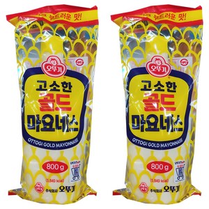 오뚜기 고소한 골드 마요네스, 800g, 2개