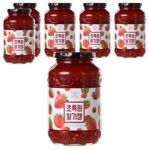 초록원 딸기잼, 1kg, 6개