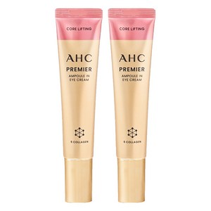 AHC 프리미어 앰플 인 코어리프팅 아이크림, 40ml, 2개