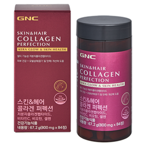 GNC 스킨&헤어 콜라겐 퍼펙션, 84정, 1개