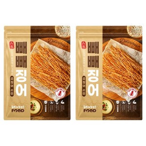 해야미 빼빼징어 오징어소면, 240g, 2개