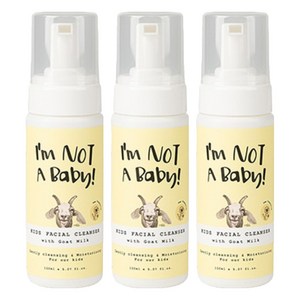 아임낫어베이비 키즈 페이셜 클렌져, 150ml, 3개