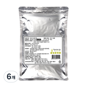 잔다리 생 콩가루, 6개, 500g