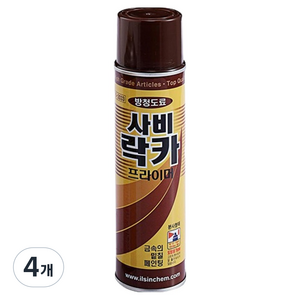 일신 사비락카 300g, 적갈색, 420ml, 4개