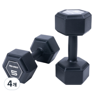 프로스펙스 매트릭스 덤벨, 4개, 5kg