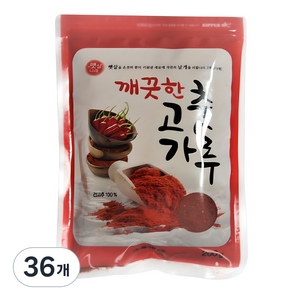 햇살나래 깨끗한 고춧가루, 200g, 36개