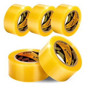 신일 박스테이프 폭 48mm x 길이 40m x 두께 0.57mm, 투명, 5개