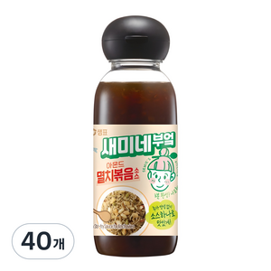 새미네부엌 아몬드 멸치볶음소스, 390g, 40개