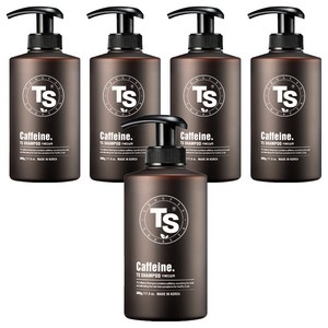 TS 카페인 샴푸, 500g, 5개