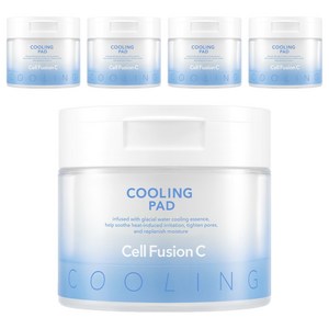 셀퓨전씨 포스트알파 쿨링 패드 180ml, 70매입, 5개