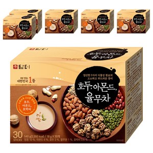 담터 호두아몬드 율무차, 18g, 30개입, 6개