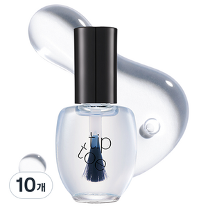 팁토우 레제리시모 네일 폴리쉬, 101 글라스 투명색, 10ml, 10개