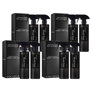 코코도르 패브릭 퍼퓸 섬유탈취제 우디호텔 본품, 8개, 500ml