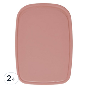 퍼기 이유식 실리콘 조리도구 도마, 드라이 로즈, 2개