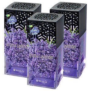 에어후레쉬 젤로포트 방향제 본품, 120g, 3개, 아로마 라벤더