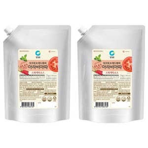 청정원 아라비아따 스파게티소스, 2kg, 2개