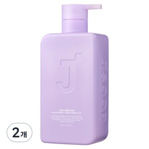 제이숲 실크 케라틴 헤어팩 트리트먼트 2X, 500ml, 2개