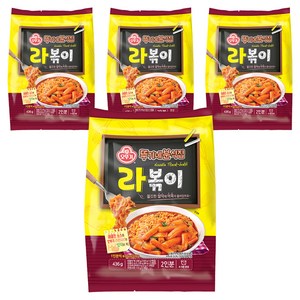 오뚜기 뚜기네분식집 라볶이, 4개, 436g