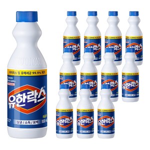 유한락스 레귤러, 500ml, 12개