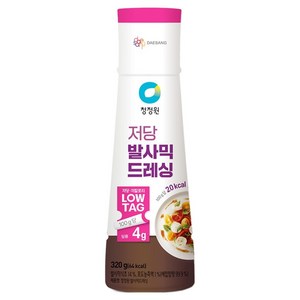 청정원 저당 발사믹 드레싱, 320g, 1개