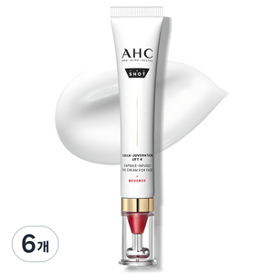 AHC 프로샷 콜라 쥬비네이션 리프트 4 캡슐 인 퓨즈드 아이크림 포 페이스, 30ml, 6개
