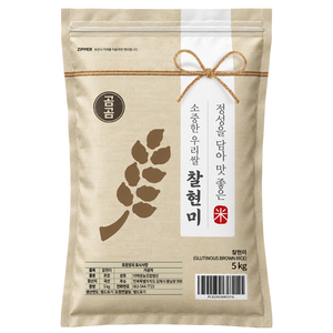 곰곰 소중한 찰현미, 5kg, 1개