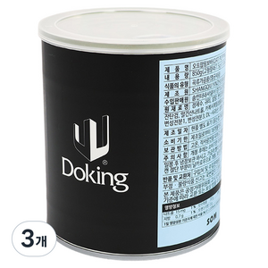도킹 오트팝핑보바, 3개, 1개입, 850g