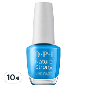 오피아이 네이처 스트롱 매니큐어, NAT044 FRESH AS A BLUE DAISY, 10개, 15ml