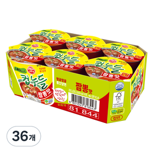 오뚜기 컵누들 짬뽕맛 38.2g, 36개